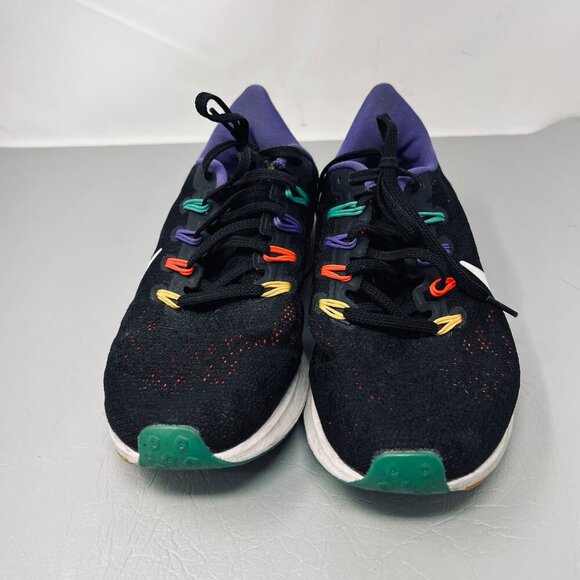 Nike Women Air Zoom Pegasas 36 Running Shoes 7 Black Lace Up Sneakers Ck0820-001 - Picture 2 of 12